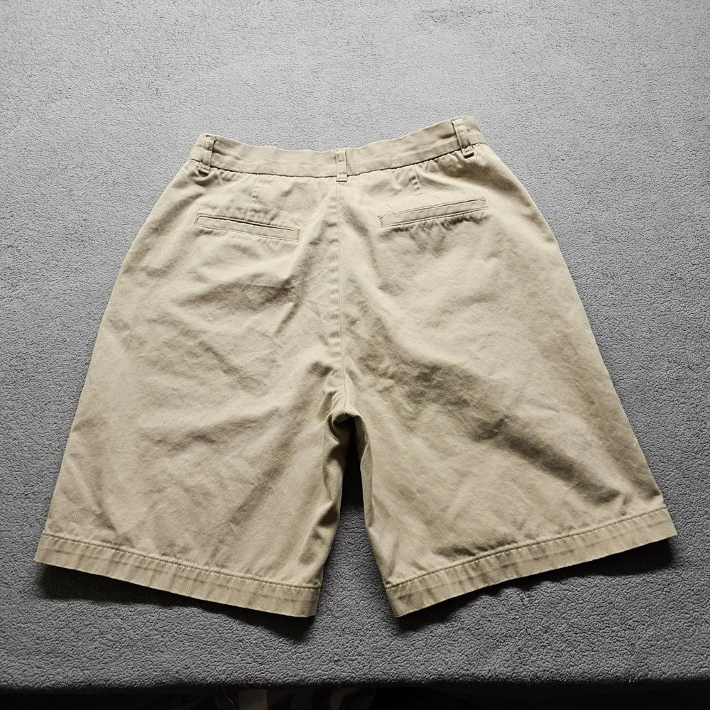 Lauren Ralph Lauren Chino Shorts Womens 10 Khaki Tan Cotton Preppy Classic Twill